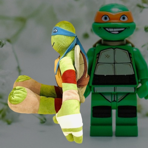 Nickelodeon 2014 Teenage Mutant Ninja Turtles Leonardo 24" Plush Doll Animal - Picture 6 of 9